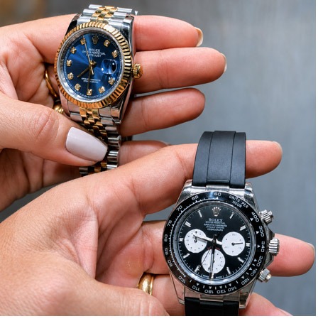 Cavalieri timepieces worn and photographed by clients