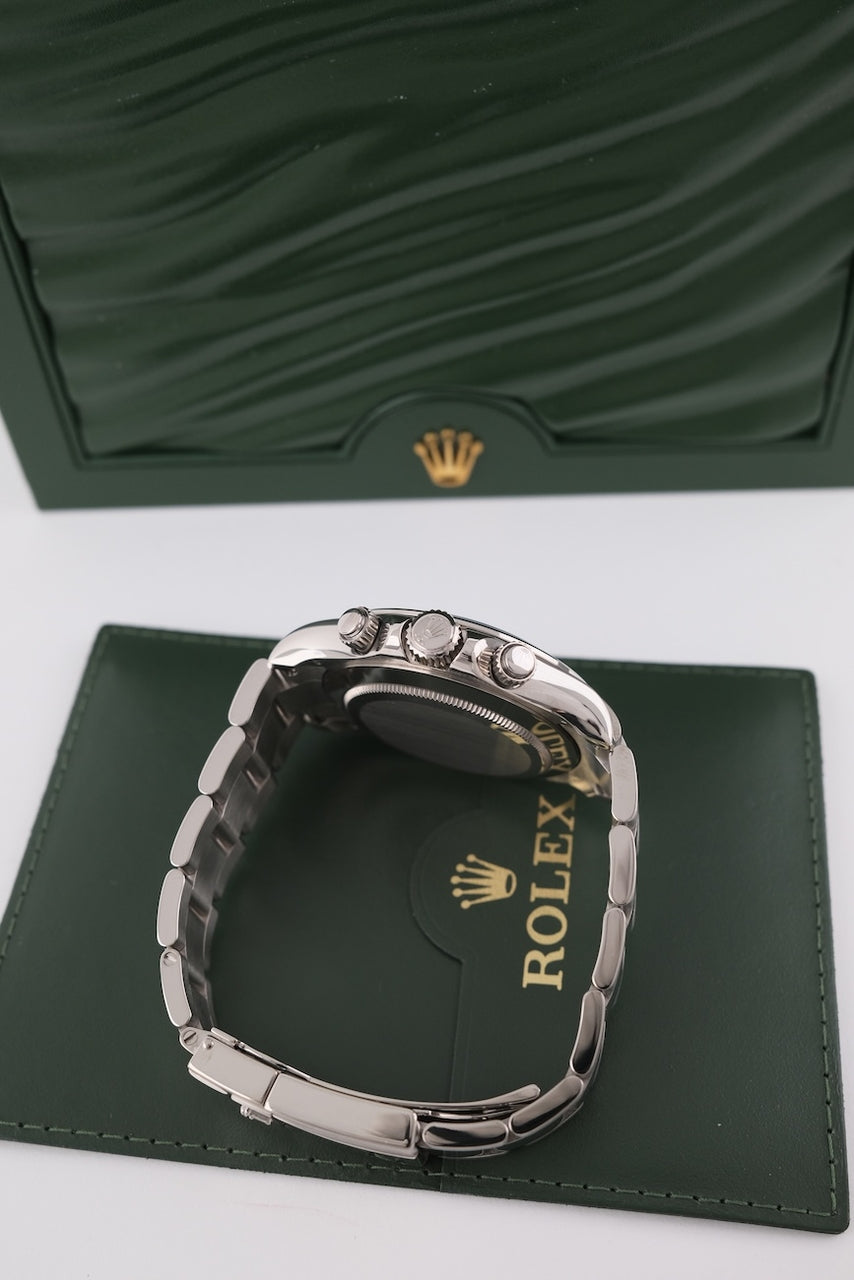 Daytona White Gold 116509 Box + original Papers LC100 White Dial 2005