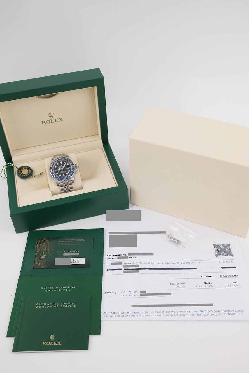GMT-Master II 126710BLNR Box + original Papers