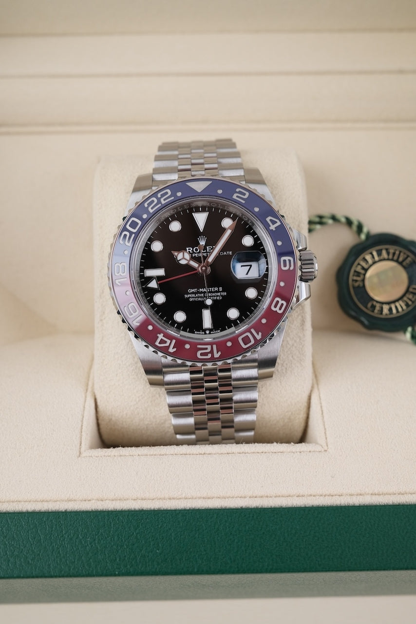 GMT-Master II 126710BLRO Box + Papers Pepsi Jubilee 2022