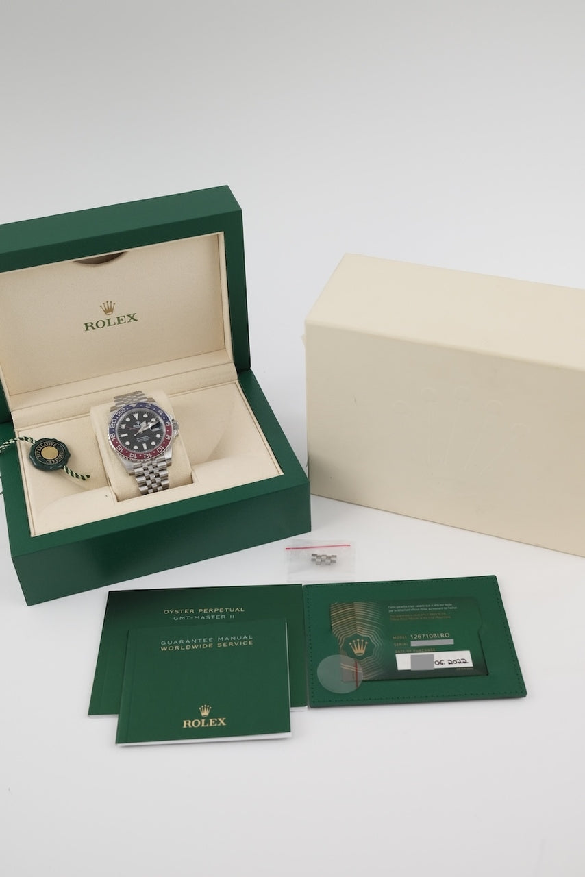 GMT-Master II 126710BLRO Box + Papers Pepsi Jubilee 2022