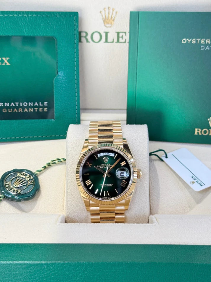 Day-Date 40 — Green Dial — Cavalieri CV-228238GR