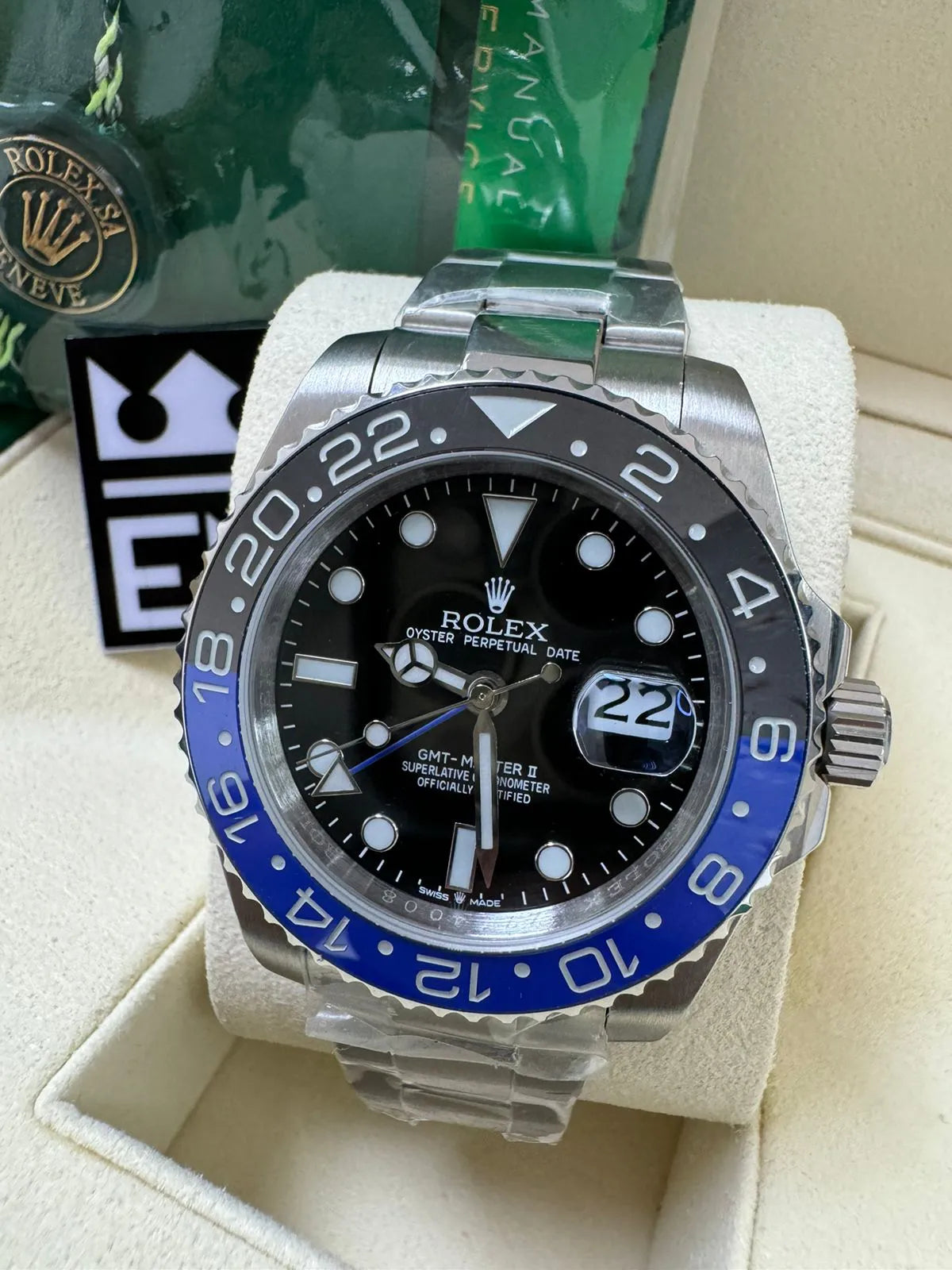 GMT-Master II — Blue & Black — Cavalieri CV-126710BLNR
