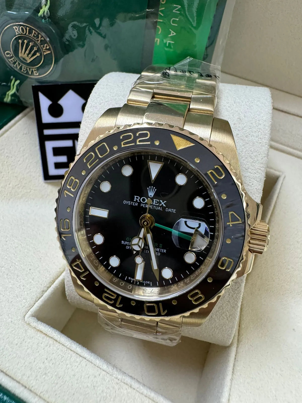 GMT-Master II — Two-Tone Gold — Cavalieri CV-126713GRNR